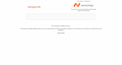 Desktop Screenshot of neongray.info